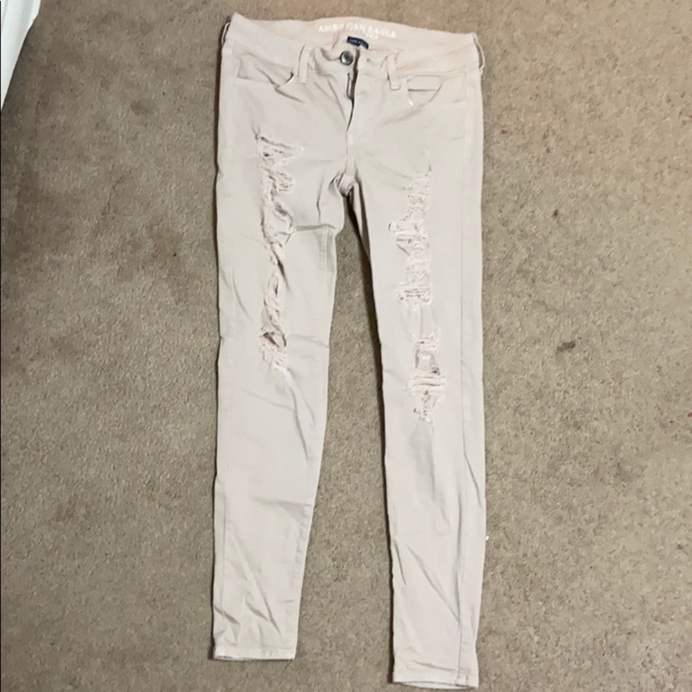 American Eagle jeans with holes